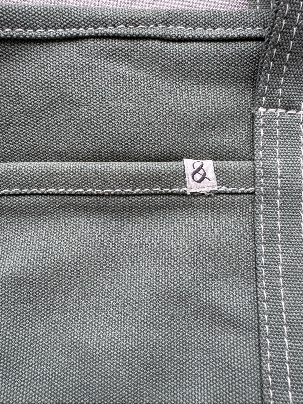 Lou & Grey Sage Green Mini Canvas Tote - Picture 3 of 8